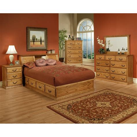 oak bedroom furniture sets mirror