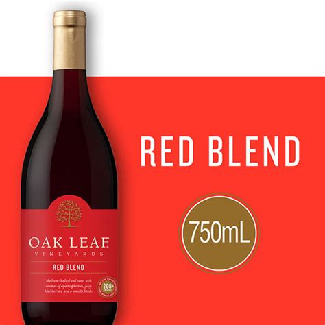 oak leaf red blend red wine