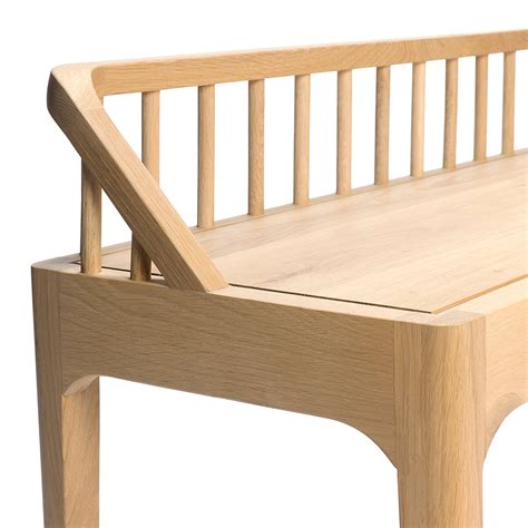 Crafted to Last: Discover the Beauty and Durability of Our Handcrafted Oak Spindle Bench