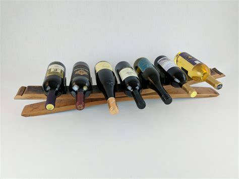 Oak Tabletop Wine Rack