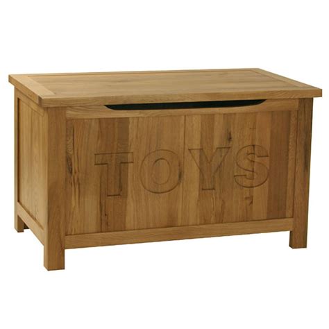 Oak Toy Storage Bench