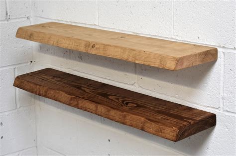oak wooden wall shelves
