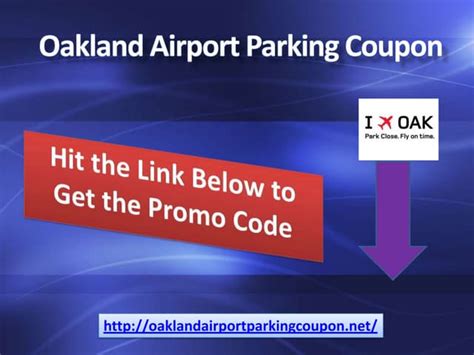 Get The Best Deals On Oakland Airport Parking Coupons