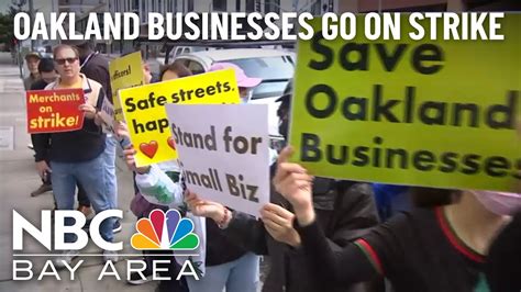 oakland businesses go on strike