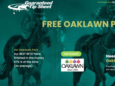 oaklawn park picks guaranteed