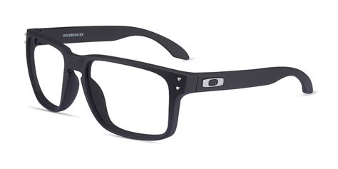 Oakley Holbrook Rx Rectangle Satin Black Frame Glasses For Men