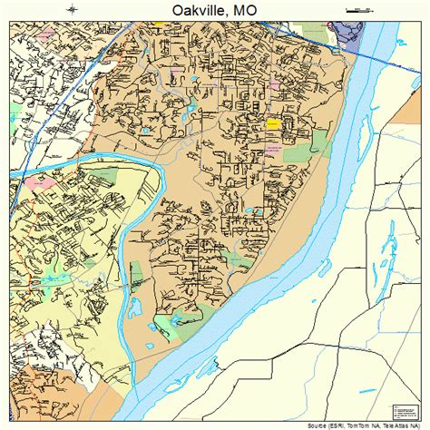 Oakville Mo Map