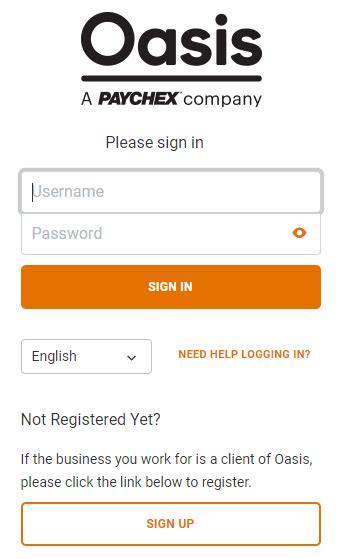 oasis log in portal
