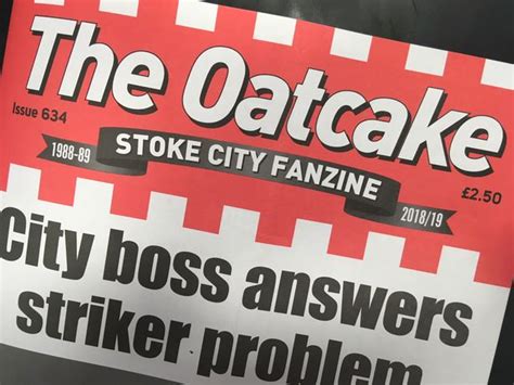 oatcake fanzine stoke city shop
