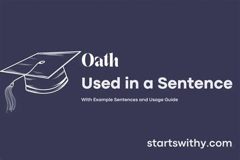 oath in a sentence examples