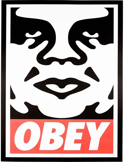 Obey Giant Offset Print by Shepard Fairey Nelly Duff