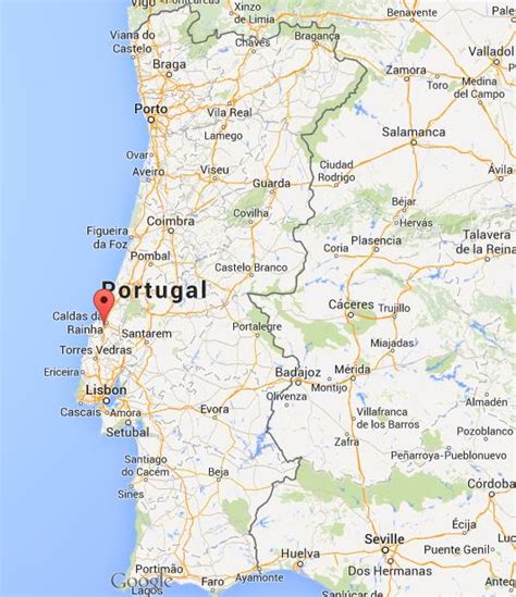 obidos portugal world map