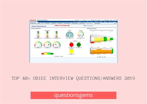 Obiee 11g Interview Questions And Answers Pdf The Best OBIEE
