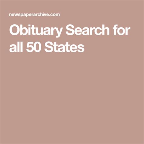 obituary listings by state