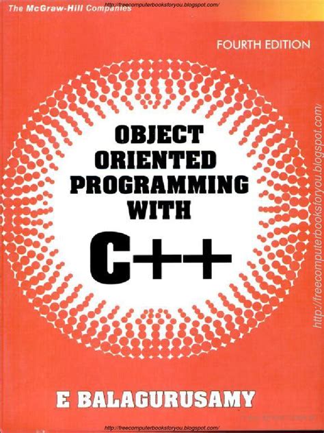 object oriented programming in c ++ fourth edition pdf