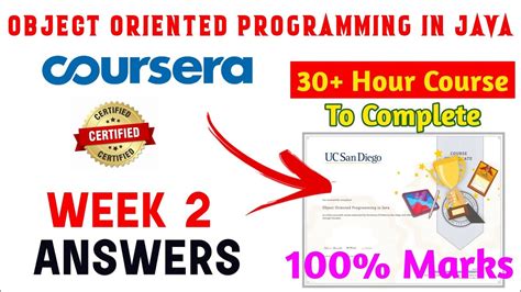 object oriented programming in java coursera quiz answers