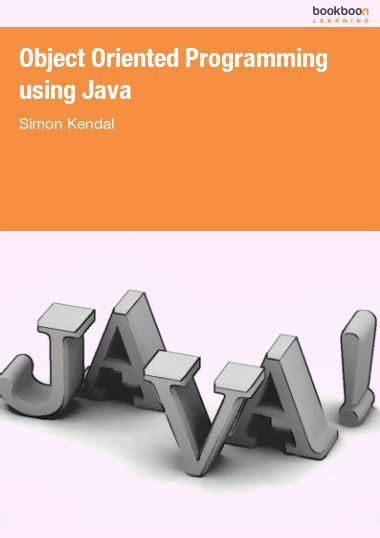 object oriented programming using java book pdf