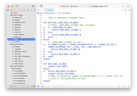 objective c type bool is unsupported
