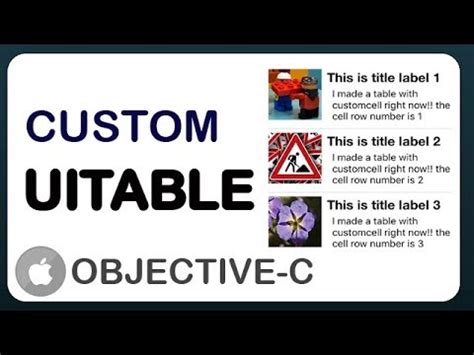 Objective C Uitableview Example