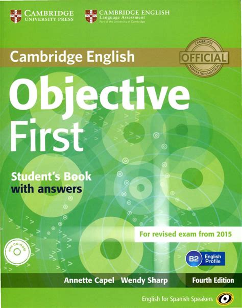 objective first certificate student's book with answers pdf