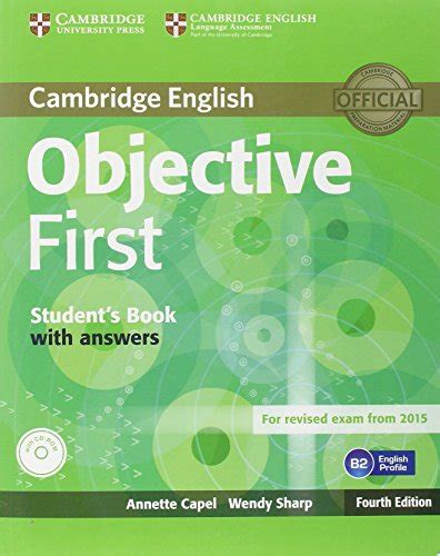 objective first student's book with answers