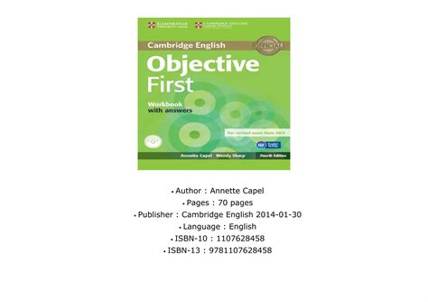 objective first workbook with answers 2015 pdf