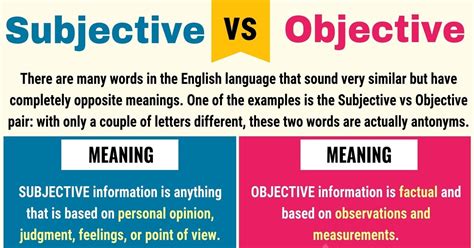 objective meaning in english