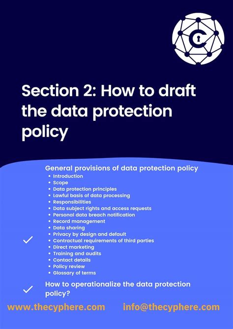 objective of data privacy policy