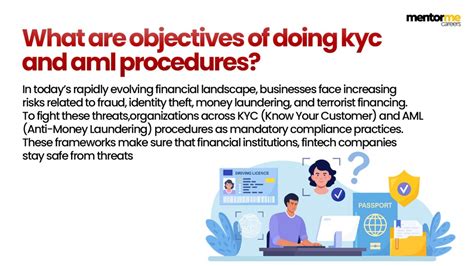 objective of doing kyc & aml procedures is