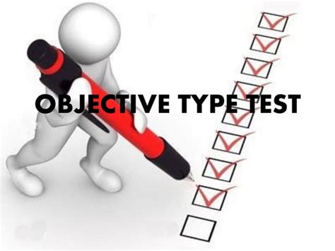 objective of objective type test