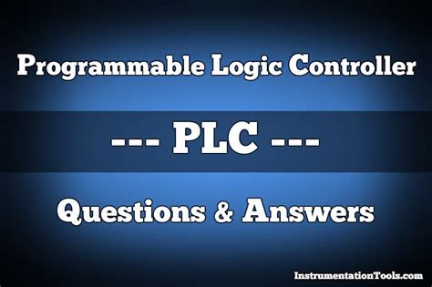Objective Questions On Programmable Logic Controller