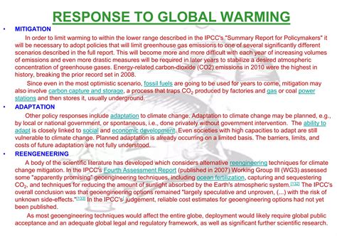 objectives of global warming for evs project