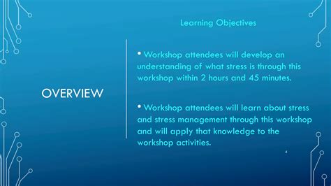 Objectives Of Stress Management Workshop