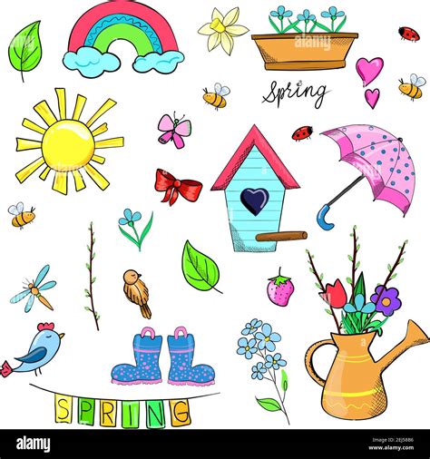 objects associated with spring