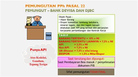 objek pemungutan pajak penghasilan pasal 22