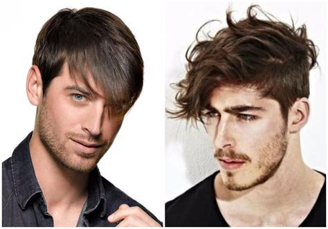 oblong face shape hairstyles male