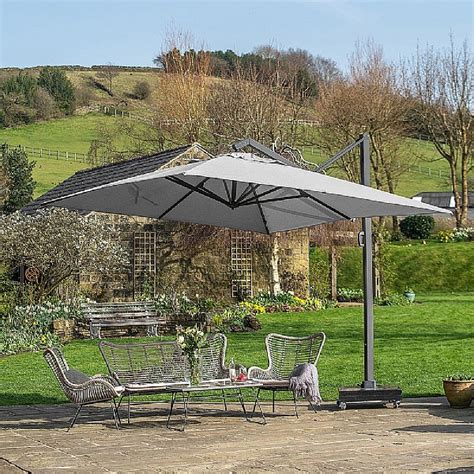 oblong parasols for garden