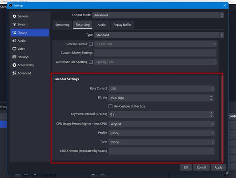 Obs Encoder For Recording