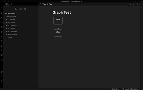 obsidian center text