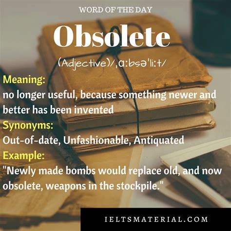 obsolete words definition