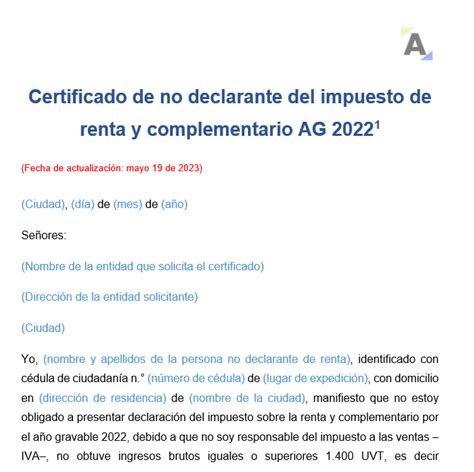 obtener certificado de rentas 2023