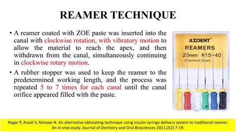 About Obturation Techniques In Primary Teeth