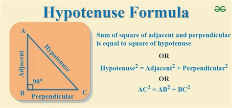 Obtuse Triangle Hypotenuse Formula