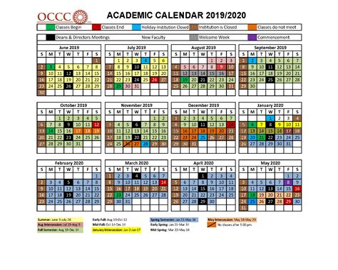 Occc Spring 2024 Calendar