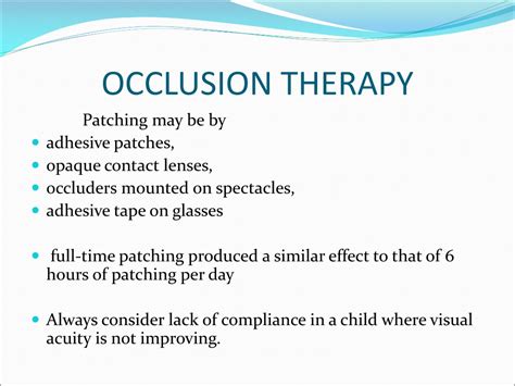Occlusion Amblyopia