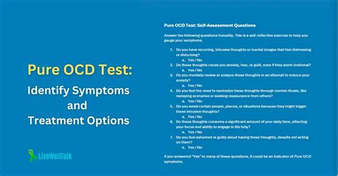 Get a Clear Picture: What to Expect from an OCD Diagnosis Test