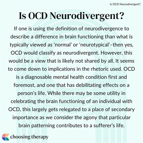 OCD and Neurodivergent Minds