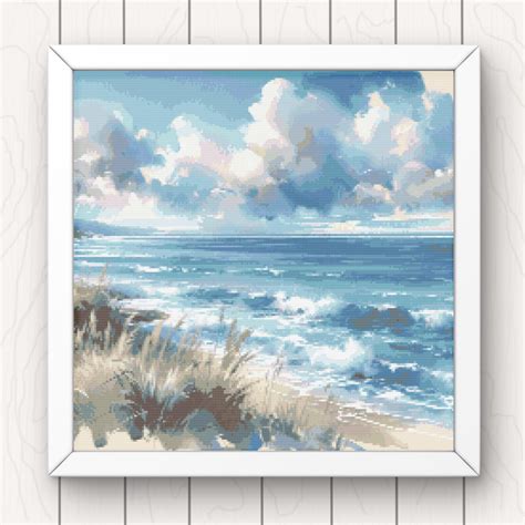 Ocean Cross Stitch Pattern Printable