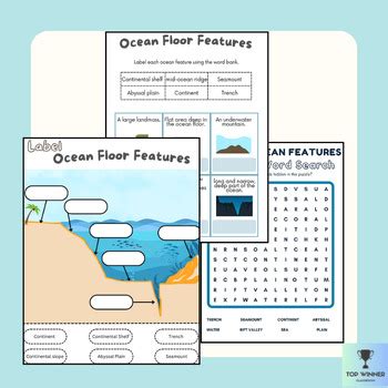 Ocean Floor Worksheets