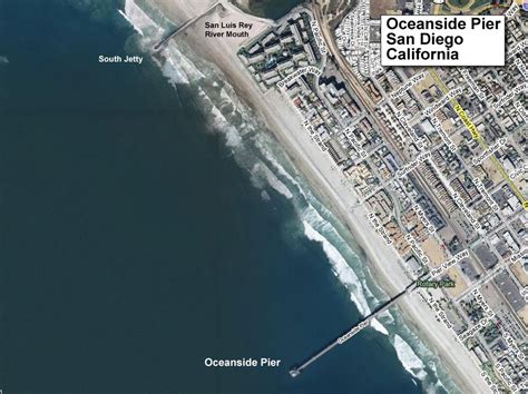 oceanside pier california map